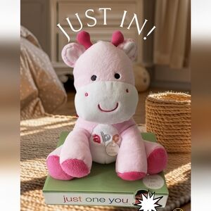 Carters Little Giraffe, Pink and White Stuffed Animal For Kids Soft Toy NWOT